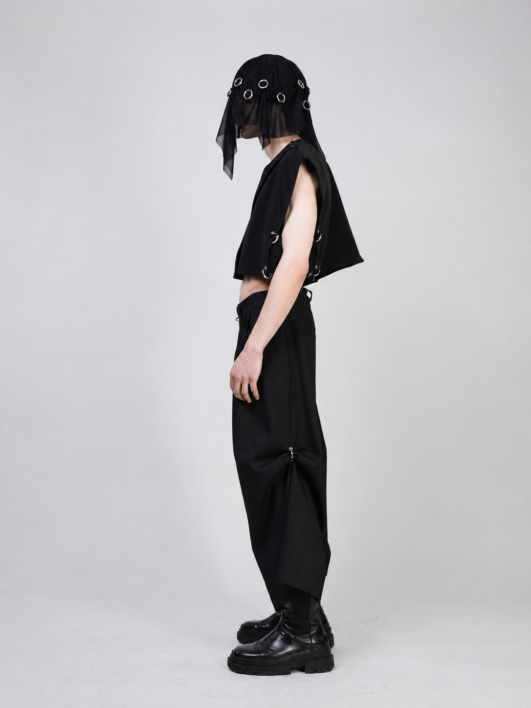 Black Care Free Trousers