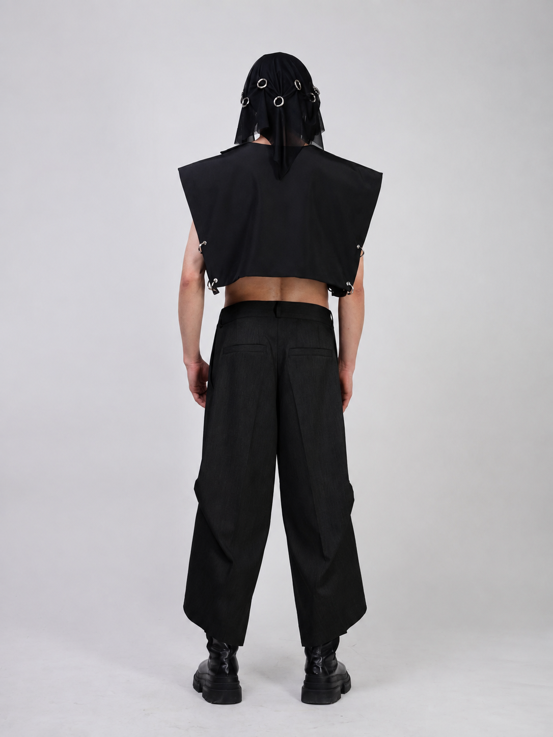 Black Care Free Trousers