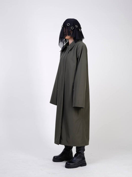 Olive Green Delighted Rain Coat